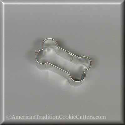 2 inch Mini Dog Bone Metal Cookie Cutter