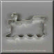 3.75 inch Locomotive Metal Cookie Cutter
