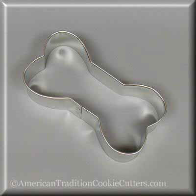 3 inch Dog Bone Metal Cookie Cutter