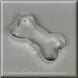 3 inch Dog Bone Metal Cookie Cutter