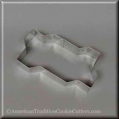 4 inch Zig-Zag Interlocking Brick Metal Cookie Cutter