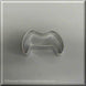 3.5 inch Mustache or Game Controller Metal Cookie Cutter