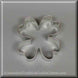 3 inch Dogwood Blossom Metal Cookie Cutter