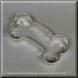 4 inch Curved Dog Bone Metal Cookie Cutter