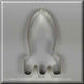 4 inch Rocket Ship Metal Cookie Cutter