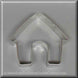 3.5 inch Dog House Metal Cookie Cutter