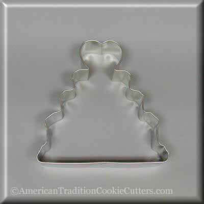 4.25 inch Wedding Cake Metal Cookie Cutter