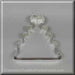 4.25 inch Wedding Cake Metal Cookie Cutter