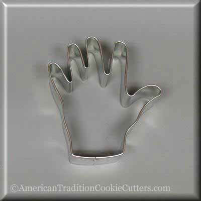 3.25 inch Left Hand Metal Cookie Cutter