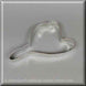 4 inch Fireman's Hat Metal Cookie Cutter
