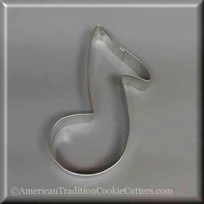 5 inch Music Note Metal Cookie Cutter