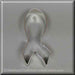 3.75 inch Awareness Ribbon Metal Cookie Cutter