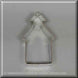 3.5 inch School House Metal Cookie Cutter