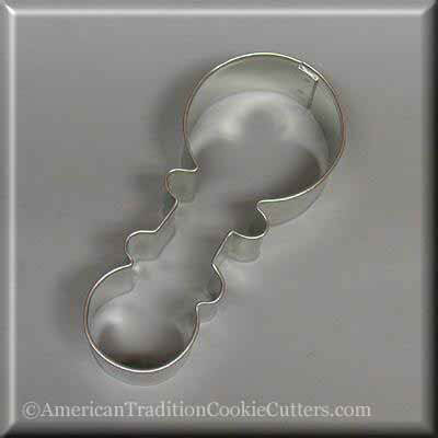 4 inch Baby Rattle Metal Cookie Cutter