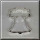 3.5 inch Liberty Bell Metal Cookie Cutter