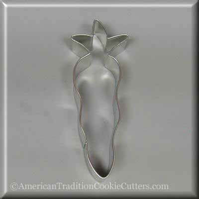 5 inch Carrot Metal Cookie Cutter
