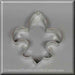 4.5 inch Fleur de Lis Metal Cookie Cutter