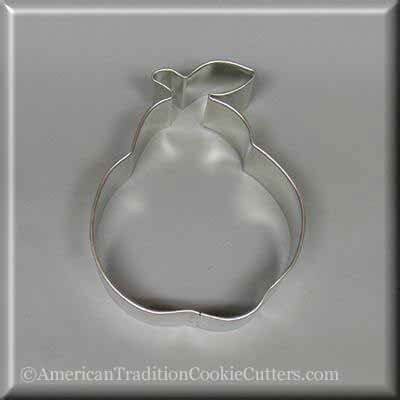 3.75 inch Pear Metal Cookie Cutter