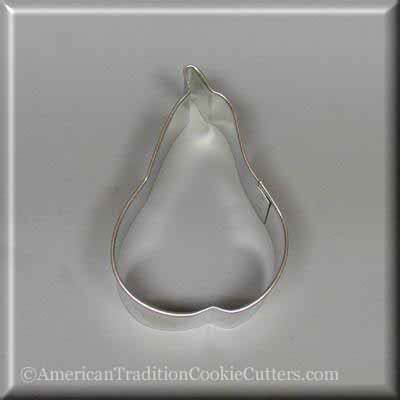 3.25 inch Pear Metal Cookie Cutter