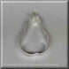 3.25 inch Pear Metal Cookie Cutter