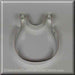 3.25 inch Baby Bib Metal Cookie Cutter