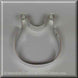 3.25 inch Baby Bib Metal Cookie Cutter