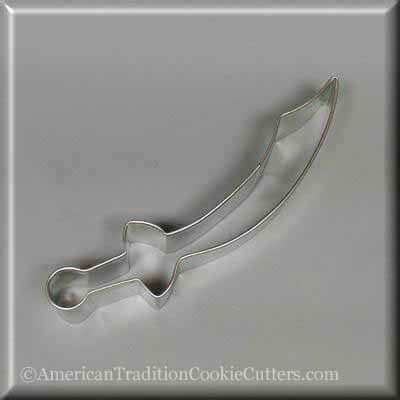 5.5 inch Pirate's Sword Metal Cookie Cutter