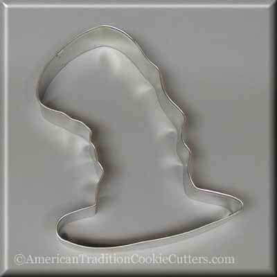 5 inch Floppy Top Hat Metal Cookie Cutter