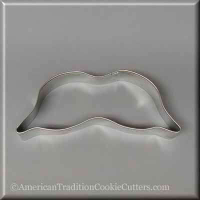 5 inch Mustache Metal Cookie Cutter