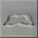 5 inch Mustache Metal Cookie Cutter
