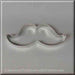 5 inch Mustache Metal Cookie Cutter