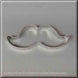 5 inch Mustache Metal Cookie Cutter