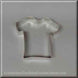 4 inch T Shirt Metal Cookie Cutter