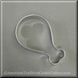 4 inch Turkey or Chicken Leg Drumstick Metal Cookie Cutter