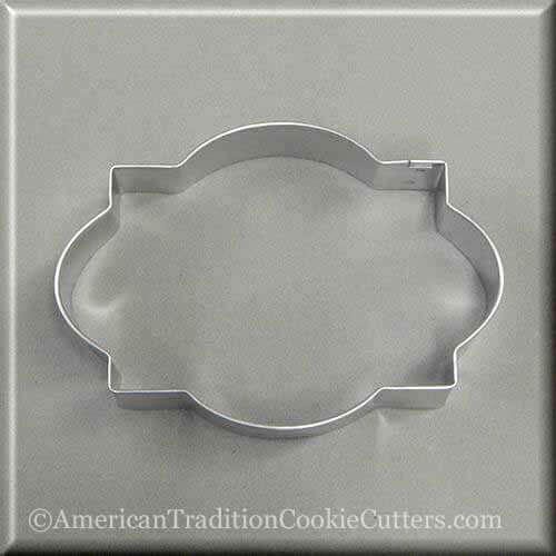 4.5 inch Plaque Metal Cookie Cutter