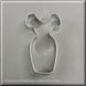 4 inch Dress Metal Cookie Cutter