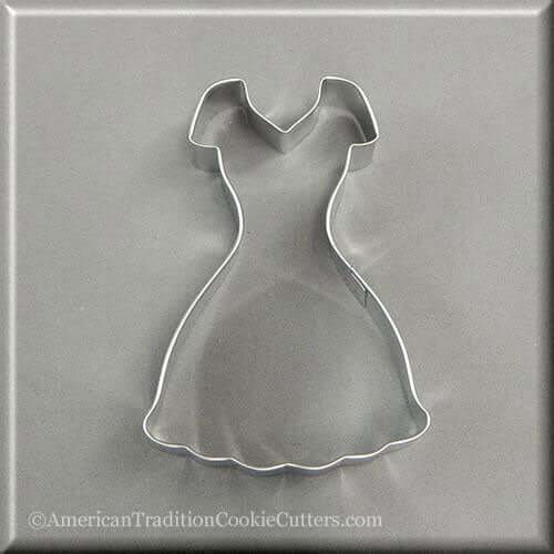 4 inch Dress Metal Cookie Cutter