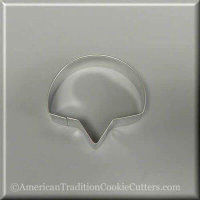3.5 inch Thought Bubble Shaped Metal Cookie Cutter