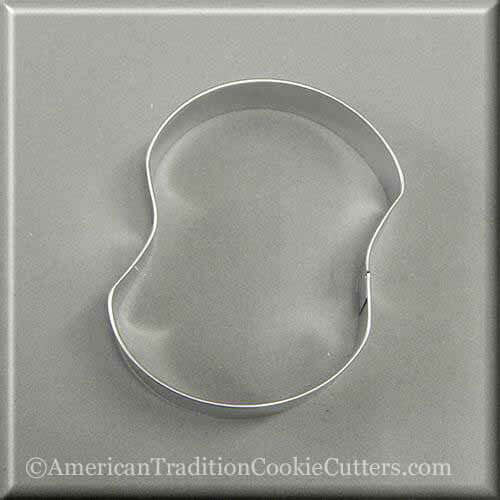 3.5 inch Peanut Metal Cookie Cutter