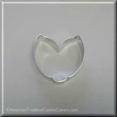 3.75 inch Tulip, Flower, or Ladybug Metal Cookie Cutter