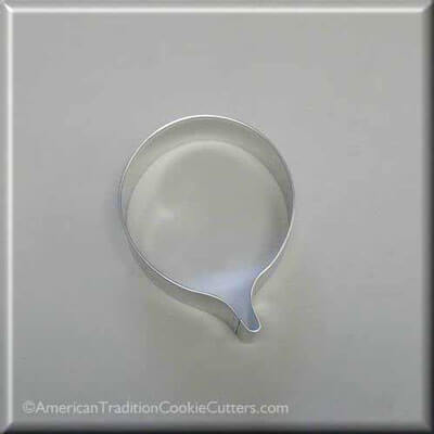 4.5 inch Balloon or Thought Bubble Metal Cookie Cutter