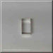 2 inch X 1.125 inch Rectangle Biscuit Metal Cookie Cutter
