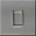 3 inch X 1.75 inch Rectangle Biscuit Metal Cookie Cutter