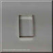 3 inch X 1.75 inch Rectangle Biscuit Metal Cookie Cutter