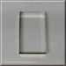 4.5 inch X 2.6875 inch Rectangle Biscuit Metal Cookie Cutter