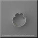 2.25 inch Frog Metal Cookie Cutter