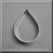 3.5 inch Tear Drop Rain Flower Petal Metal Cookie Cutter