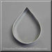 4 inch Tear Drop Rain Flower Petal Metal Cookie Cutter