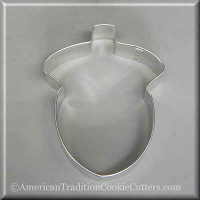 4 inch Acorn Metal Cookie Cutter