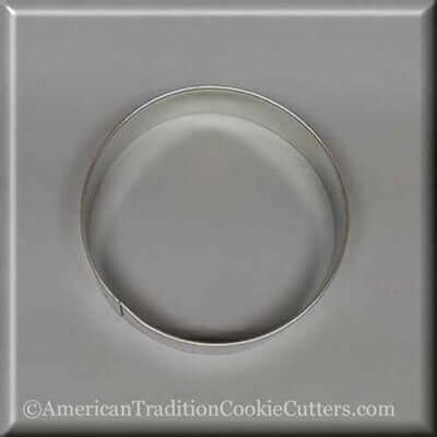 3.75 inch English Muffin Ring Metal Cookie Cutter